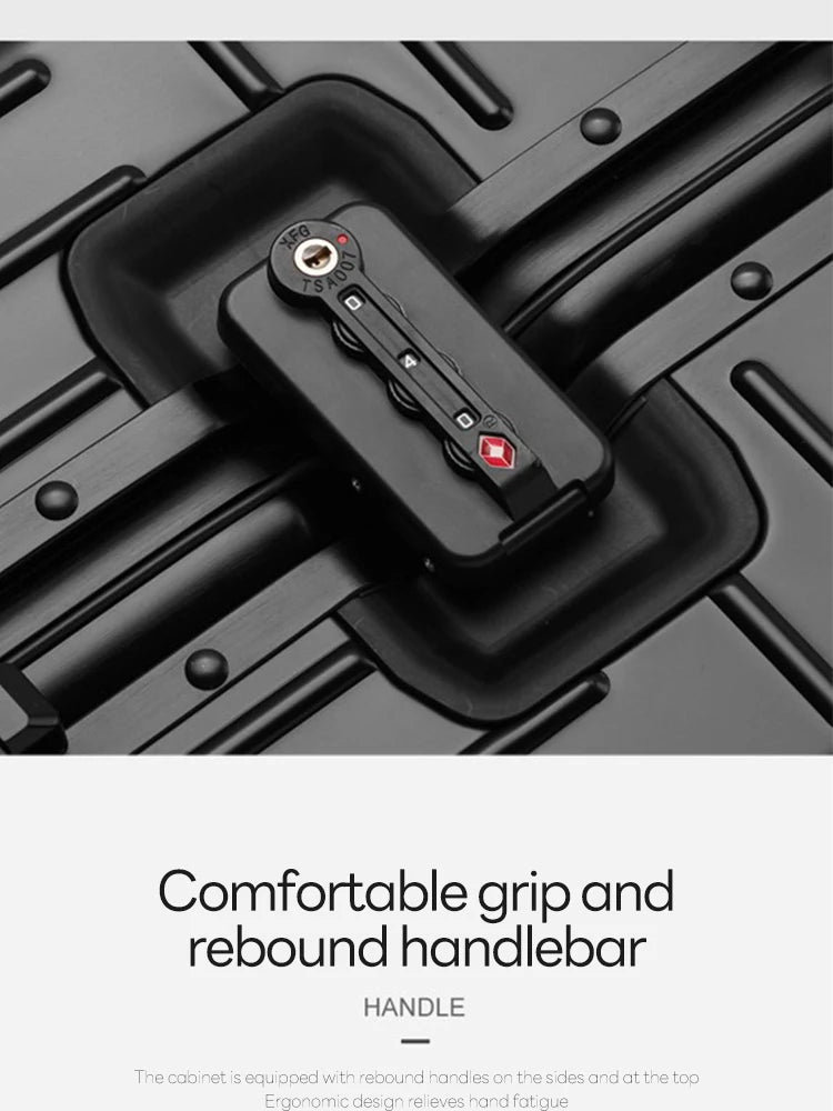 ALUMINUM-MAGNESIUM ALLOY TRAVEL SUITCASE 20/24/28