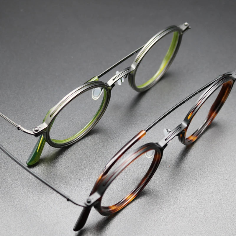 Montura de gafas de titanio vintage Luxxion