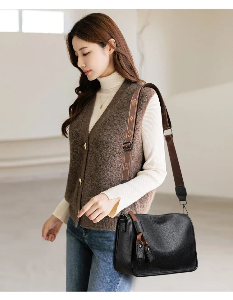 Bolso de mano de piel Savagi