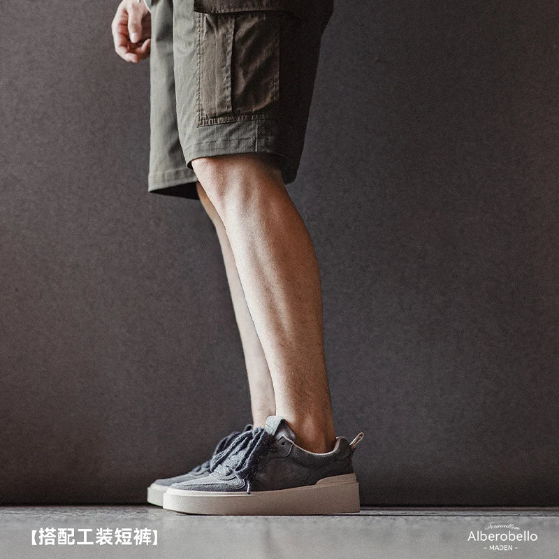 RETRO SKATEBOARDING SHOES GRAY SAVAGI