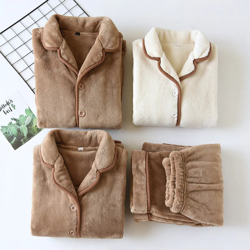 CORAL FLEECE PAJAMA SET
