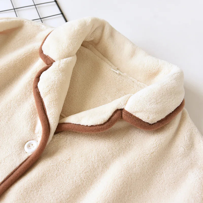 CORAL FLEECE PAJAMA SET