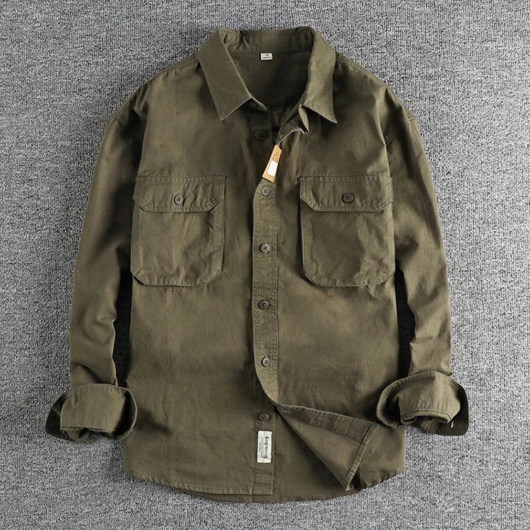 Camisa cargo vintage negra