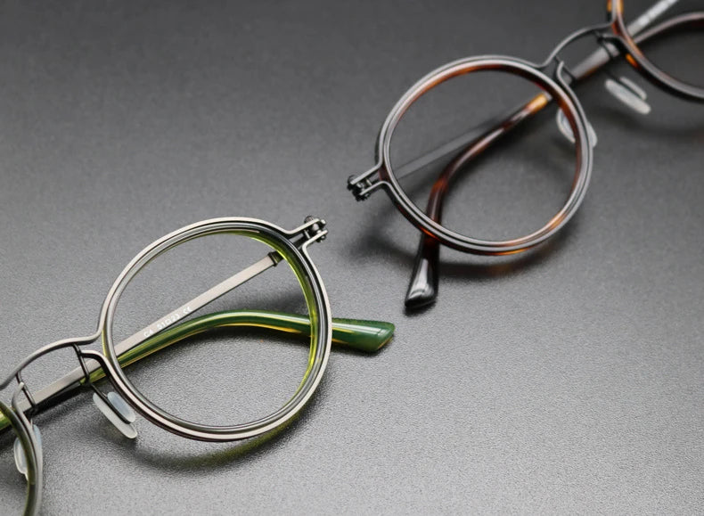 Montura de gafas de titanio vintage Luxxion