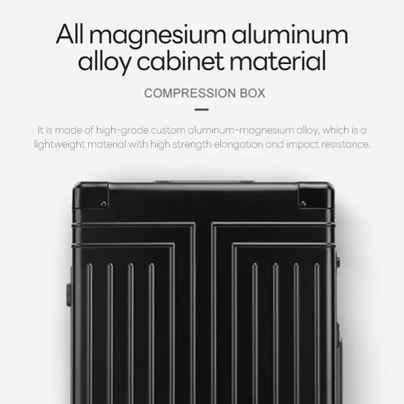 ALUMINUM-MAGNESIUM ALLOY TRAVEL SUITCASE 20/24/28