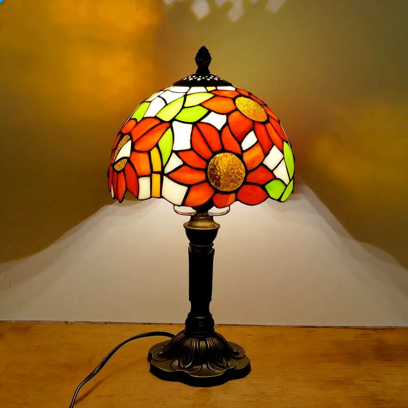 RETRO TIFFANY TABLE LIGHT BAROQUE