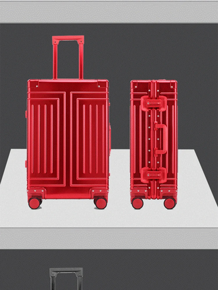 ALUMINUM-MAGNESIUM ALLOY TRAVEL SUITCASE 20/24/28