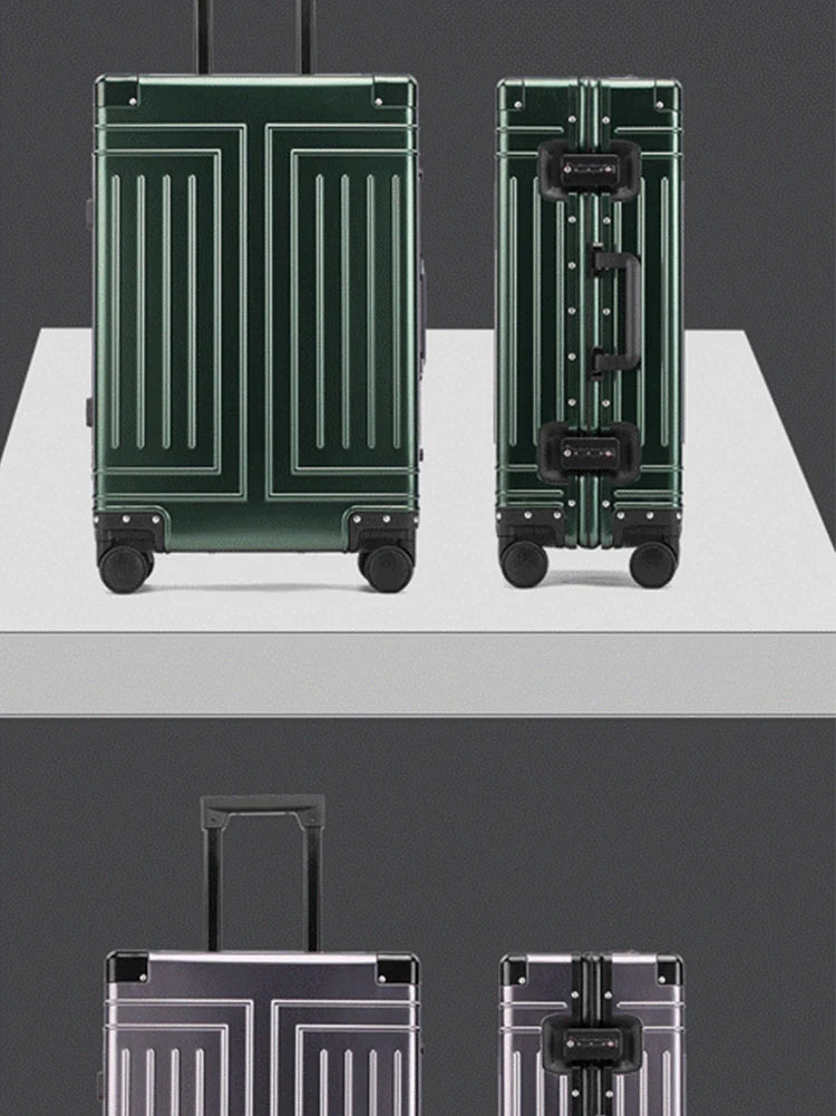 ALUMINUM-MAGNESIUM ALLOY TRAVEL SUITCASE 20/24/28