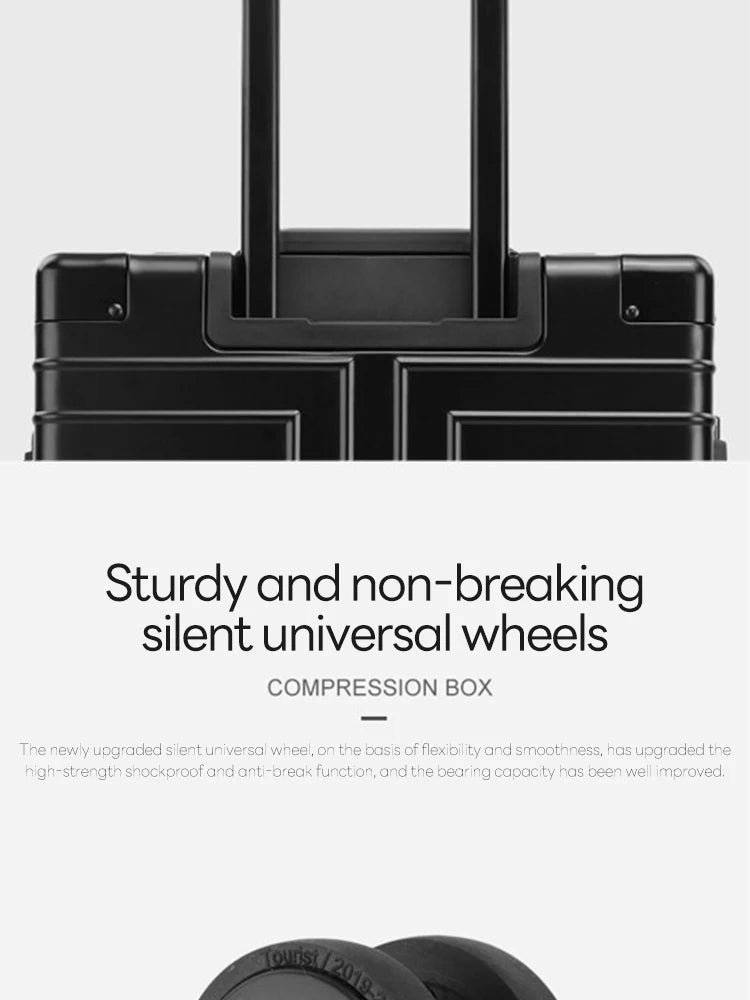 ALUMINUM-MAGNESIUM ALLOY TRAVEL SUITCASE 20/24/28