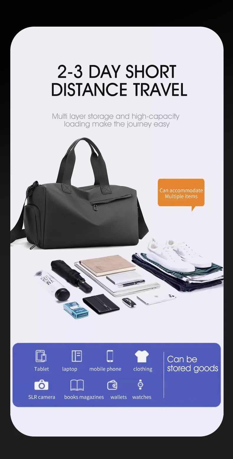 Bolsas deportivas de viaje Oxford de gran capacidad