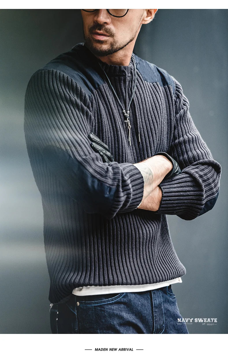 VERTICAL STRIPE SWEATER