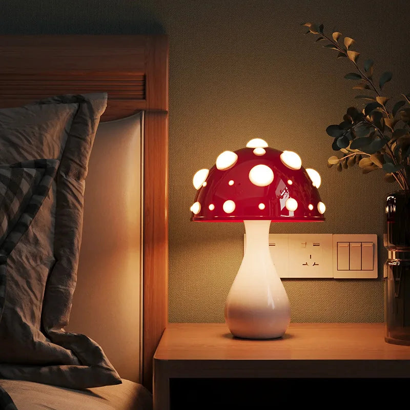 MUSHROOM LED LAMPSHADE