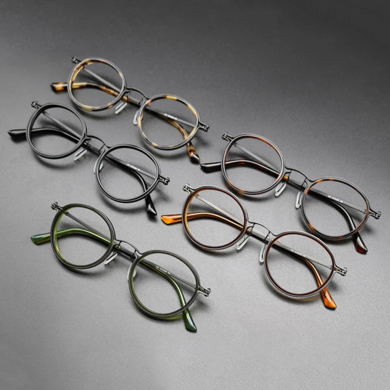 Montura de gafas de titanio vintage Luxxion