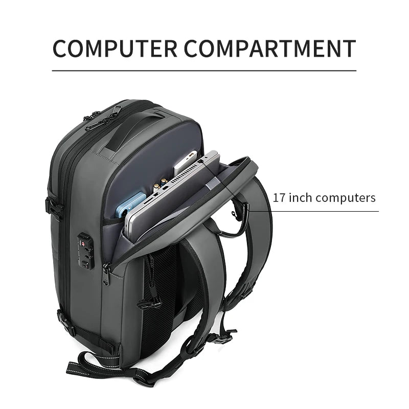 Sistema de compresión al vacío para mochilas de viaje