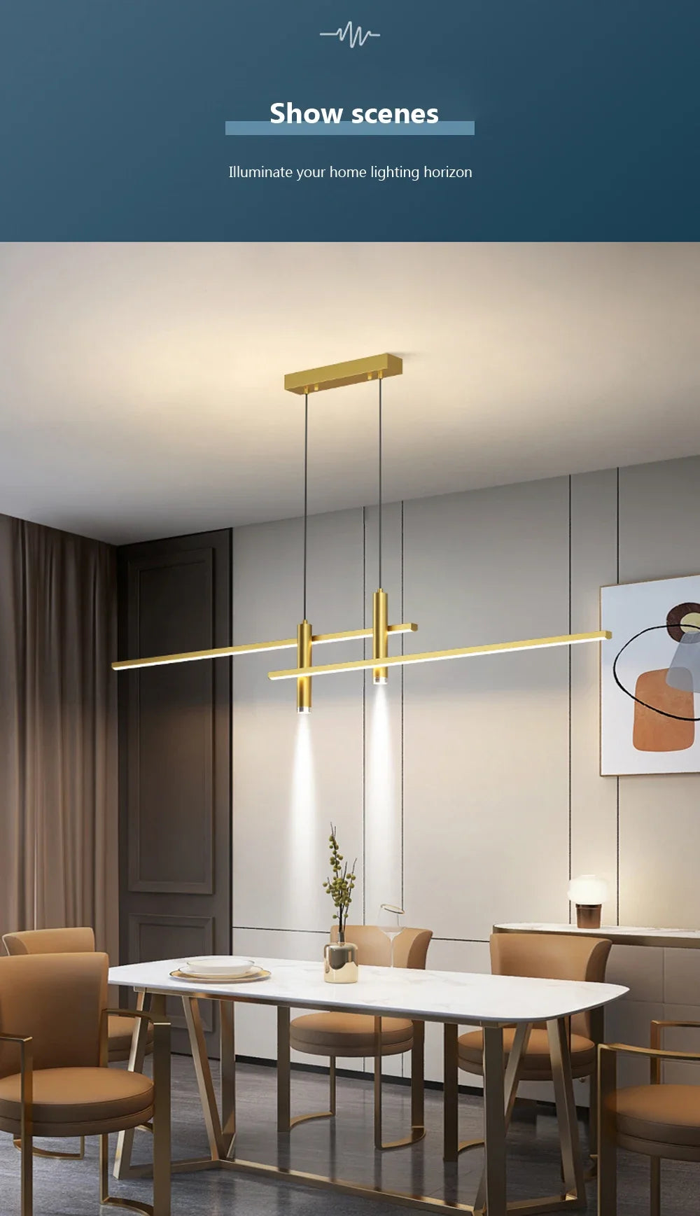 MODERN LED PENDANT FLAT HIGHLUX