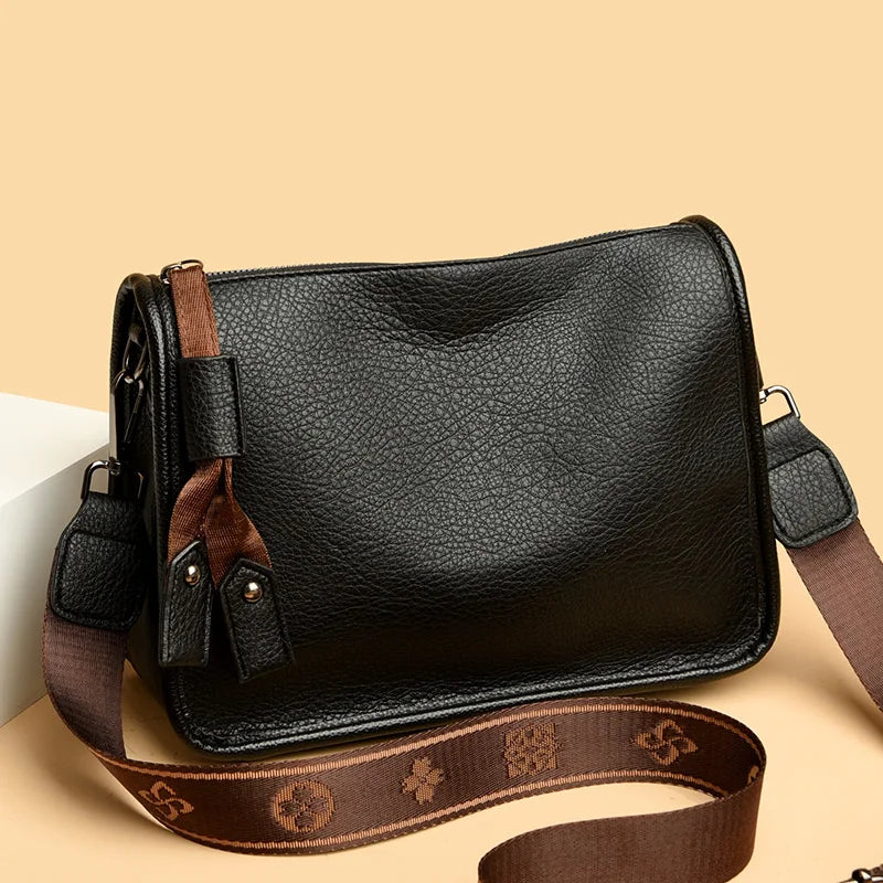 Bolso de mano de piel Savagi
