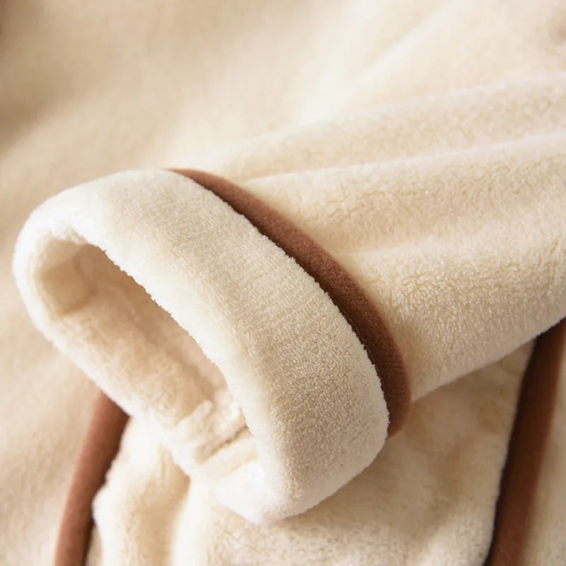 CORAL FLEECE PAJAMA SET
