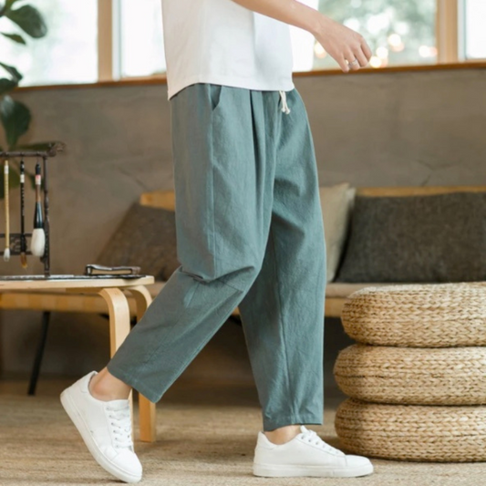 Herren Leinenhose Baumwolle StreetFashion