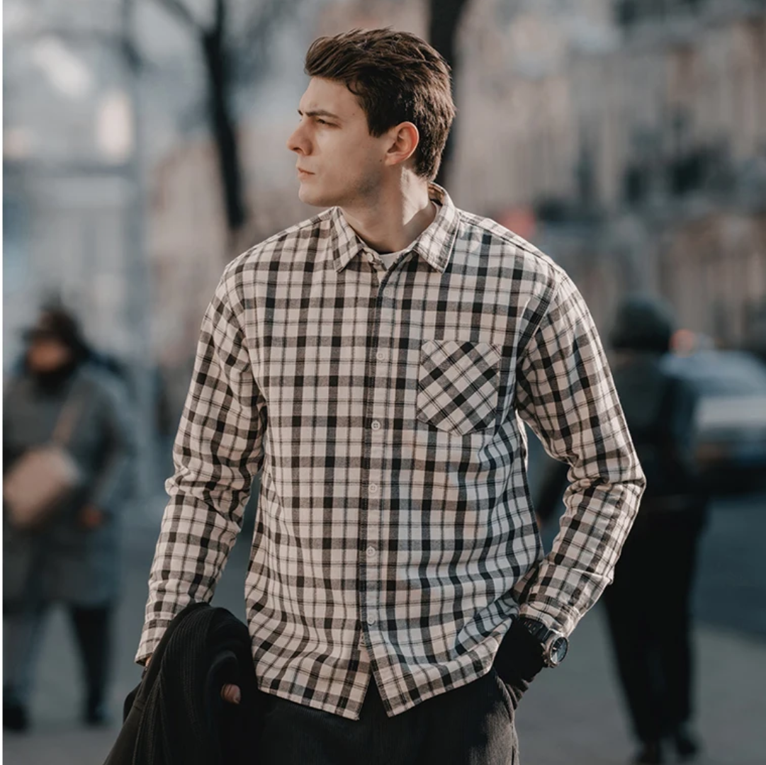 SHIRT PLAID SIMWOOD