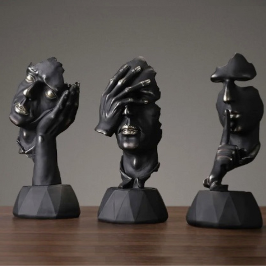 Skulptur „Blinde, taube und stumme Weise“