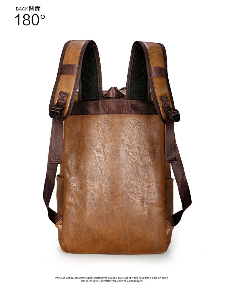 Luxuriöser Reiserucksack aus Leder