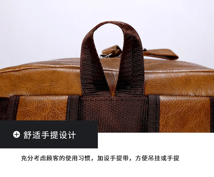 Luxuriöser Reiserucksack aus Leder