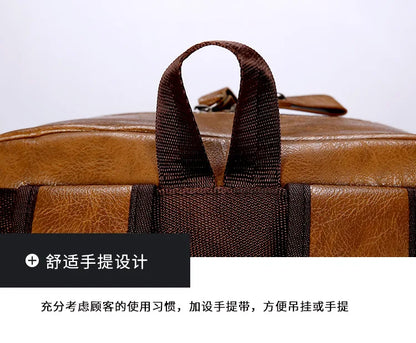 Luxuriöser Reiserucksack aus Leder