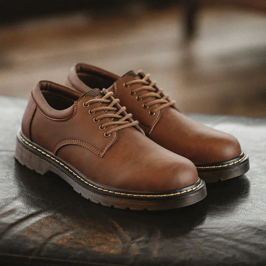 Britische Herrenschuhe aus echtem Leder Savagi