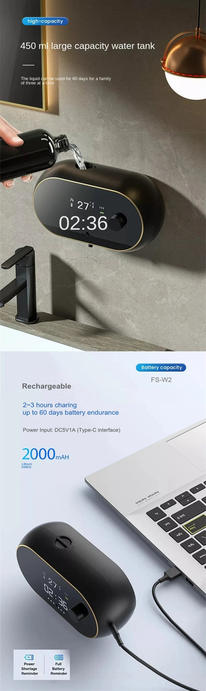 Máquina dispensadora de jabón creativa