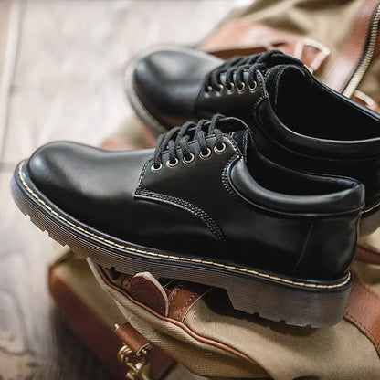 Zapatos de plataforma de cuero para hombre Savagi
