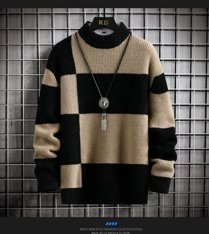 CASUAL PATCHWORK SWEATER