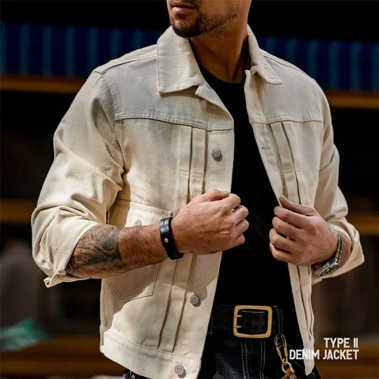 Jeansjacke Herren Amekaji