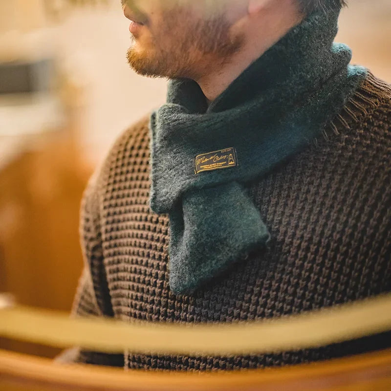Bufanda vintage de mohair para invierno