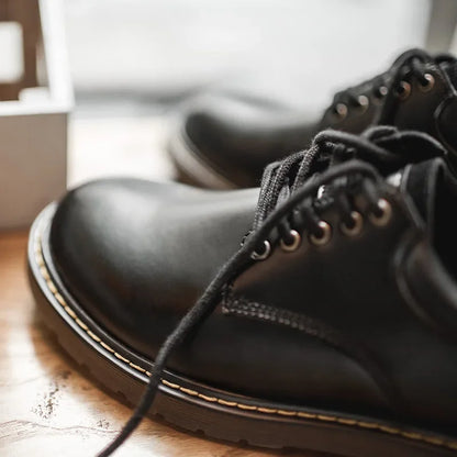 Zapatos de plataforma de cuero para hombre Savagi