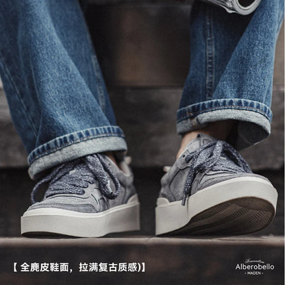 Retro Skateboard Schuhe Grau Savagi
