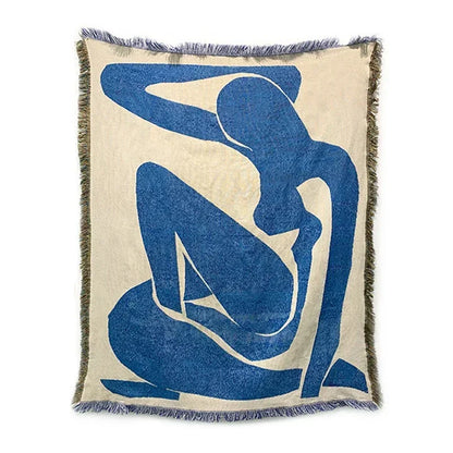 Manta para sofá cama vintage