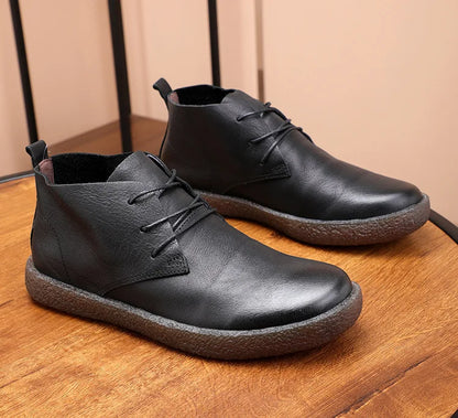 Knöchelstiefel aus weichem Leder Nartin