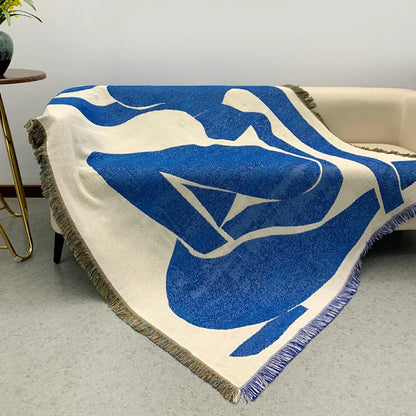 Manta para sofá cama vintage