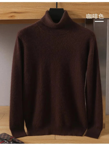 Kaschmirpullover mit hohem Revers Savagi