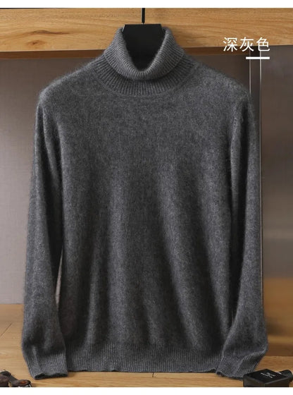 Kaschmirpullover mit hohem Revers Savagi