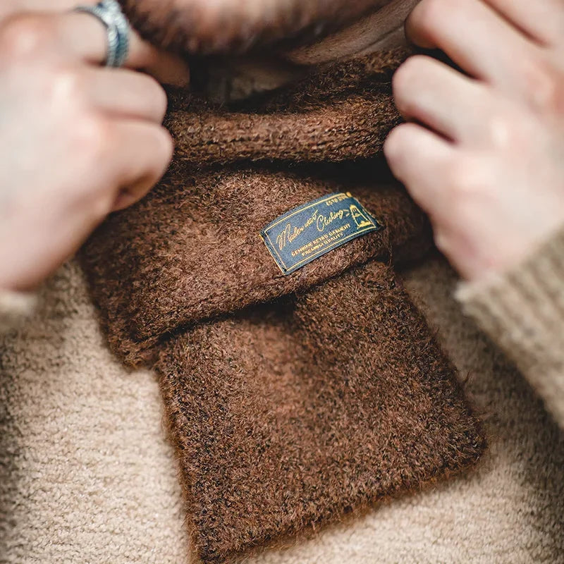 Bufanda vintage de mohair para invierno