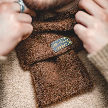 Bufanda vintage de mohair para invierno