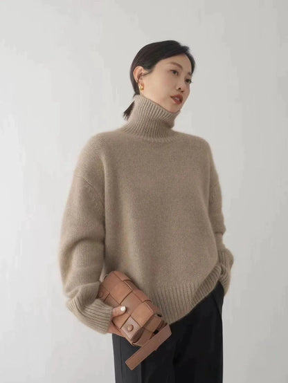 Rollkragenpullover aus Kaschmir Savagi