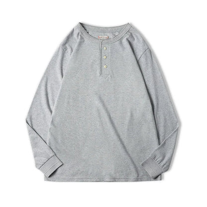 Camiseta Henley de manga larga