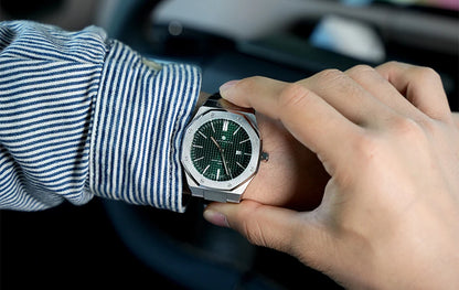 Reloj Basille Azul Plata