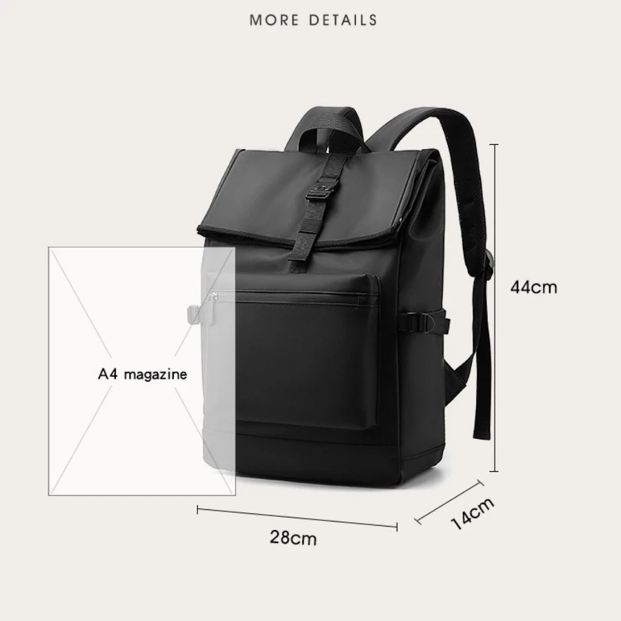 Mochila de negocios urbana para hombre de 17 pulgadas