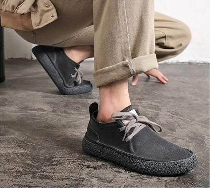 Freizeitschuhe aus Wildleder für Herren, Oxfords
