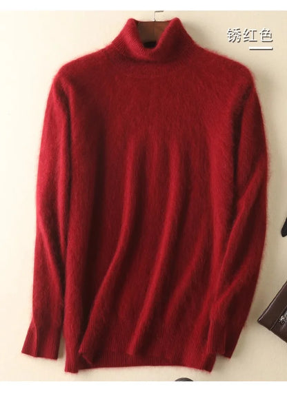 Kaschmirpullover mit hohem Revers Savagi