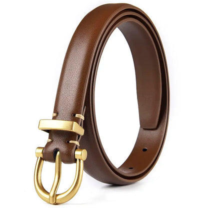 THIN BUCKLE BELT POSH