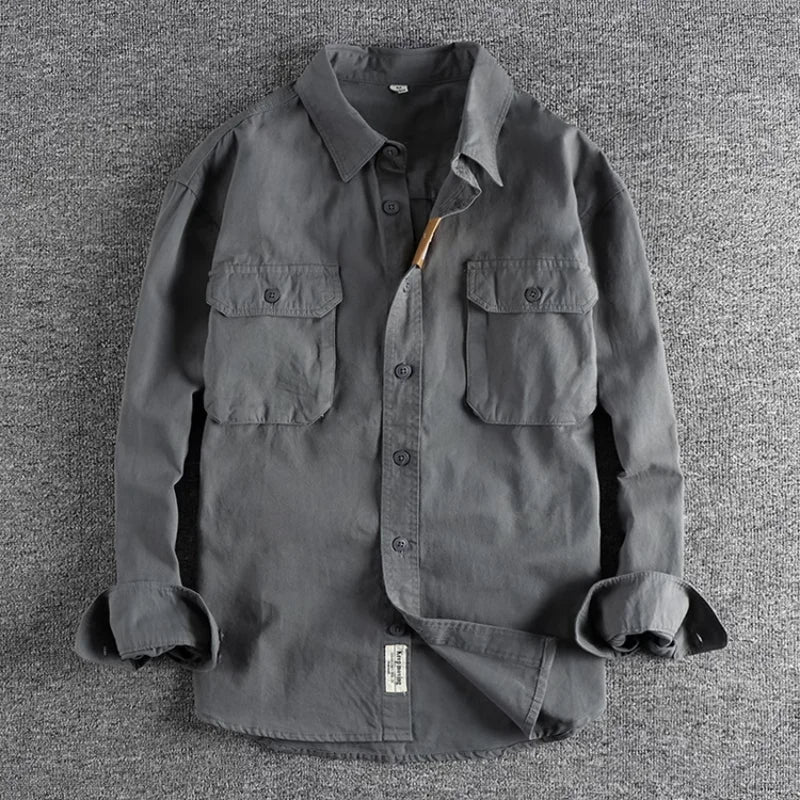 Camisa cargo vintage negra